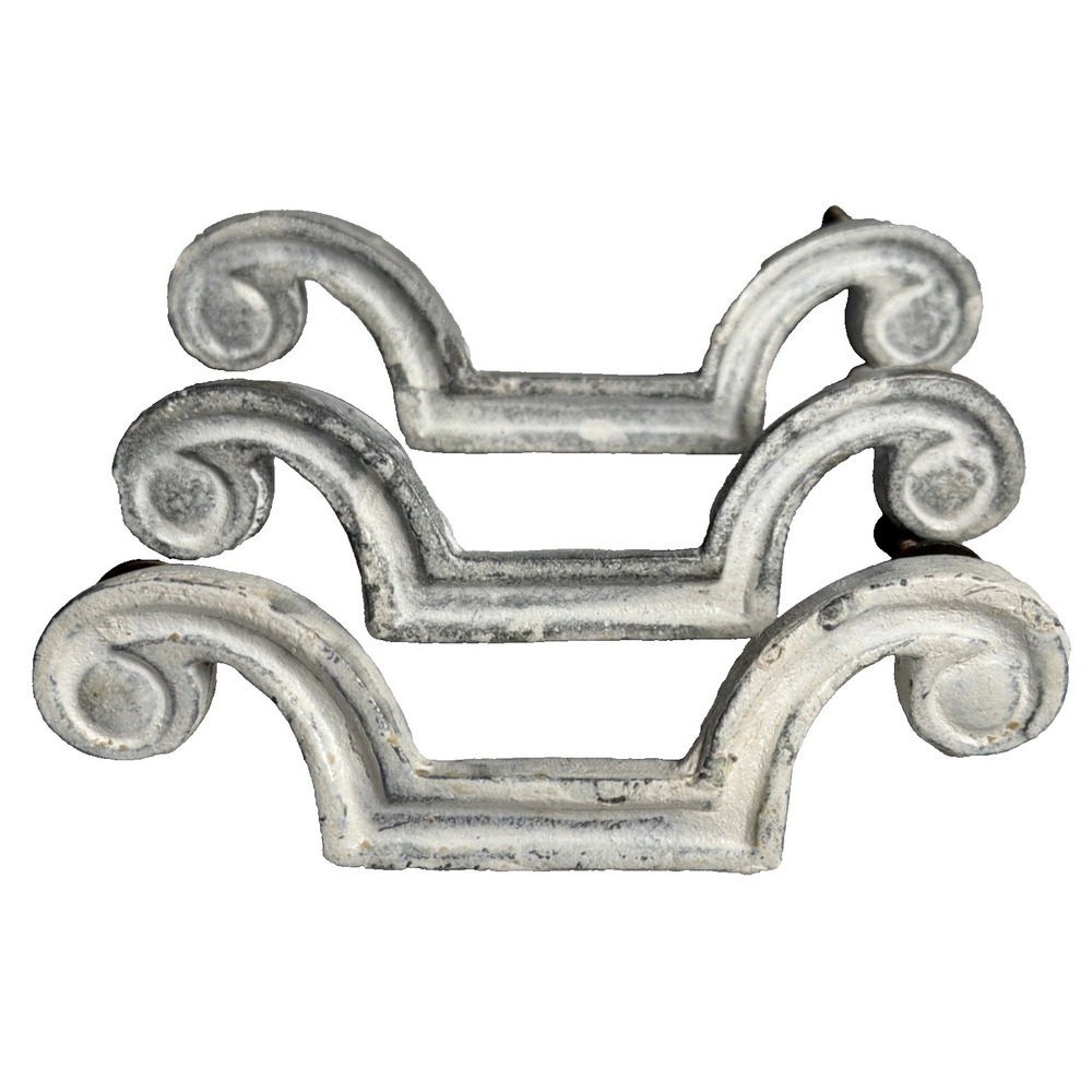 Lot Of 3 New Hobby Lobby 4.5" White French Victorian White Drawer Handle